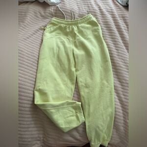 Nike bright yellow Men's Fleece Joggers